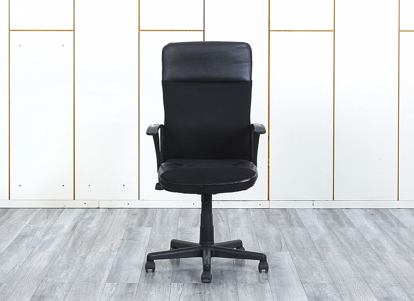 Офисное кресло руководителя   Ткань Черный   (КРТЧ-24044)